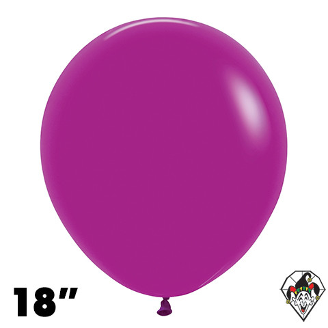 18 Inch Round Deluxe Purple Orchid Sempertex 25ct