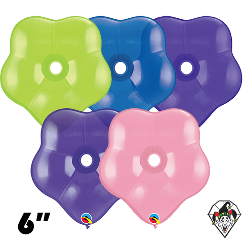 6 Inch Geo Blossom Assortment Balloon Qualatex 50ct
