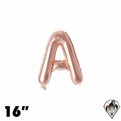 16 Inch Letter A Champagne Gold Foil Balloon 1ct