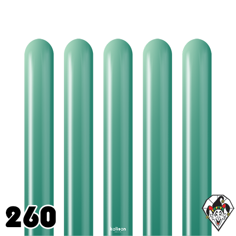 260K Mirror Green Balloons Kalisan 50ct