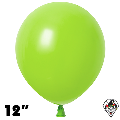 12 Inch Round Lime Green Britetex 100ct