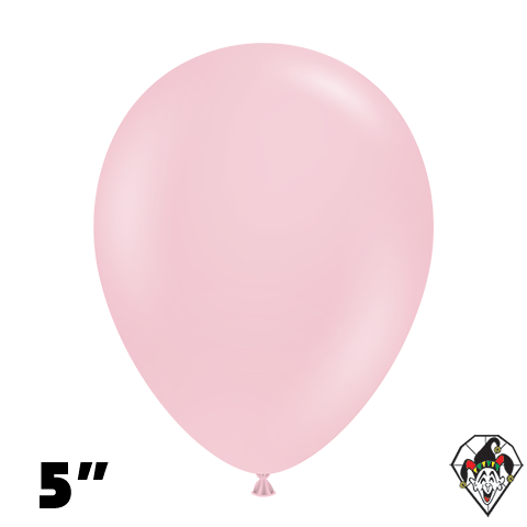 5 Inch Round Pearl Romey Pink Balloons Tuftex 50ct