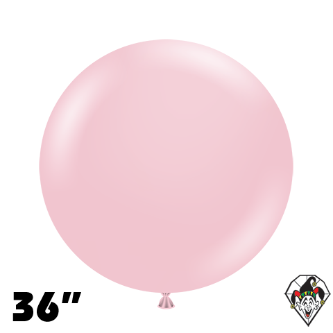 36 Inch Round Pearl Romey Pink Balloons Tuftex 2ct