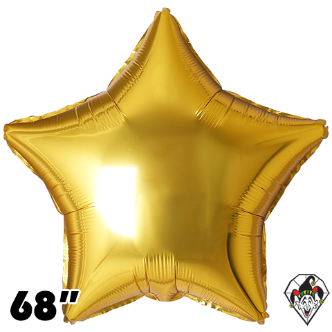 68 Inch Star Gold Foil Balloon 1ct