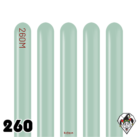 260K Retro Winter Green Balloons Kalisan 100ct
