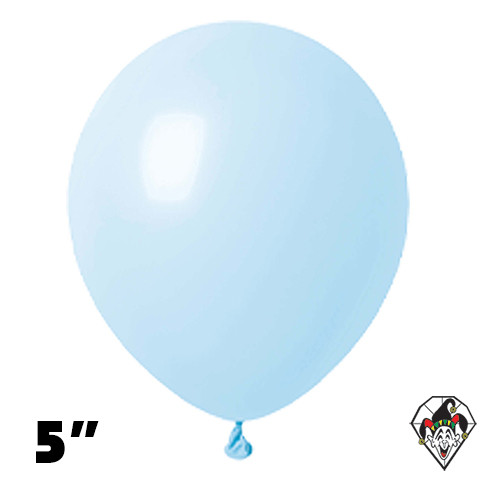 5 Inch Round Macaron Blue Britetex 100ct