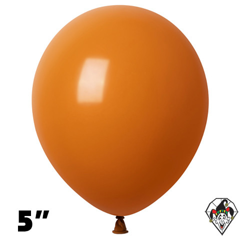 5 Inch Round Caramel Orange Britetex 100ct