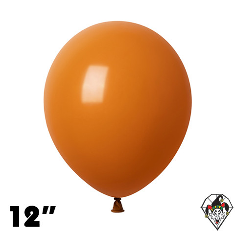 12 Inch Round Caramel Orange Britetex 100ct