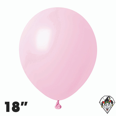 18 Inch Round Macaron Pink Britetex 25ct