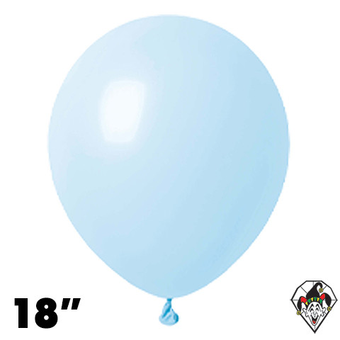 18 Inch Round Macaron Blue Britetex 25ct