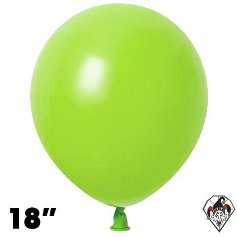 18 Inch Round Lime Green Britetex 25ct
