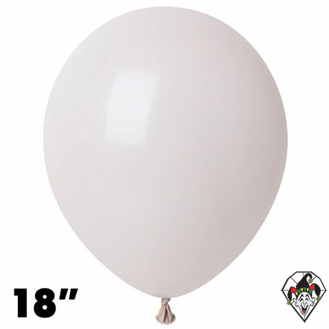 18 Inch Round Pastel Dusk White Britetex 25ct