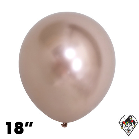 18 Inch Round Chrome Champagne Britetex 25ct