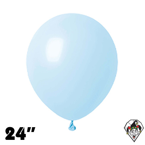 24 Inch Round Macaron Blue Britetex 10ct