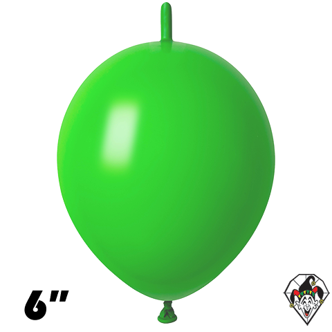 6 Inch Link Apple Green Britetex 50ct