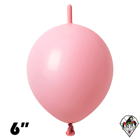 6 Inch Link Baby Pink Britetex 50ct