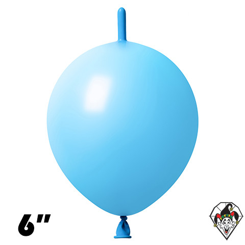 6 Inch Link Light Blue Britetex 50ct