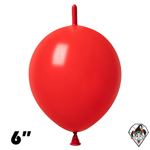 6 Inch Link Bright Red Britetex 50ct