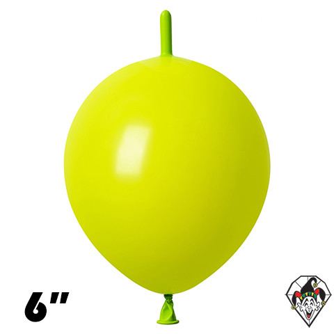 6 Inch Link Lime Green Britetex 50ct
