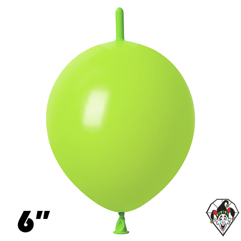 6 Inch Link Lime Green Britetex 50ct