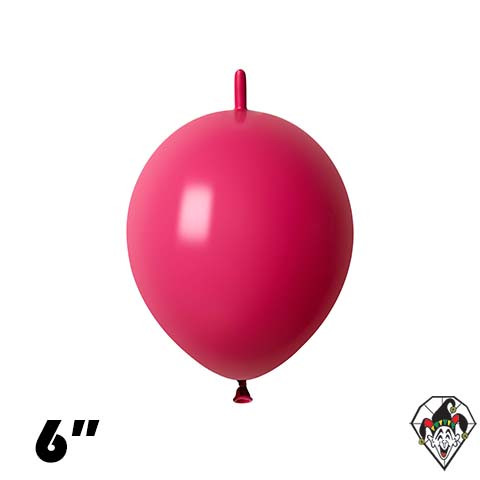 6 Inch Link Flamingo Red Britetex 50ct