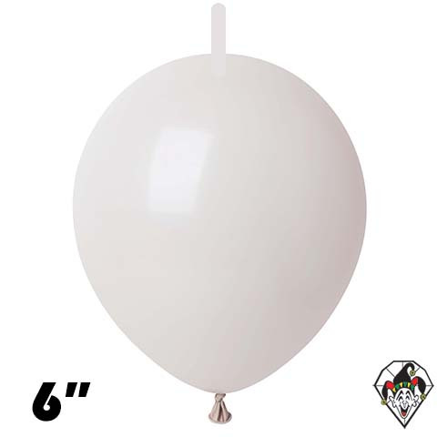 6 Inch Link Pastel Dusk White Britetex 50ct