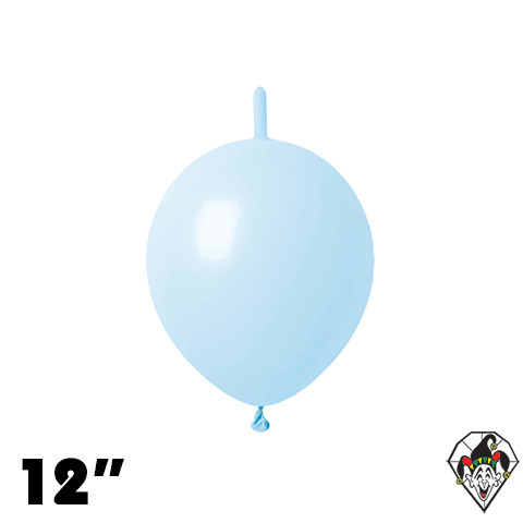 12 Inch Link Macaron Blue Britetex 50ct
