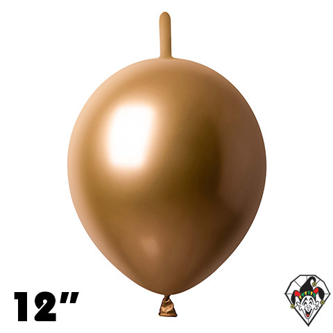 12 Inch Link Chrome Gold Britetex 50ct