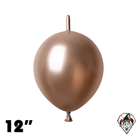 12 Inch Link Chrome Champagne Britetex 50ct