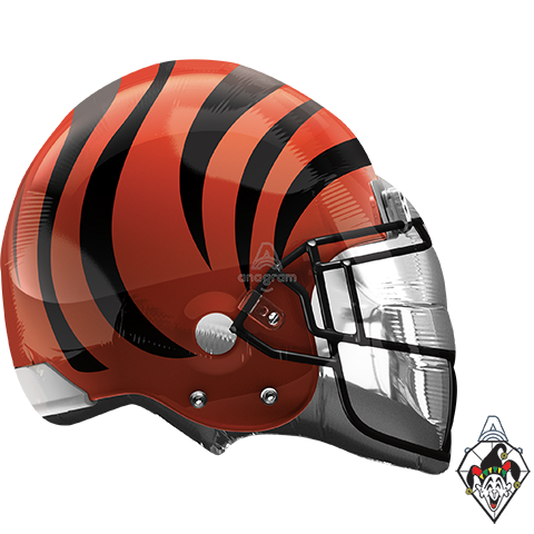 21 Inch Shape Cincinnati Bengals Helmet Foil Balloon Anagram 1ct