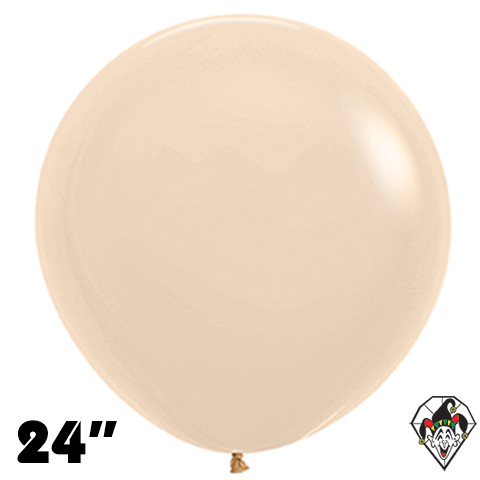 24 Inch Round Pastel Matte Nude Blush Sempertex 10ct