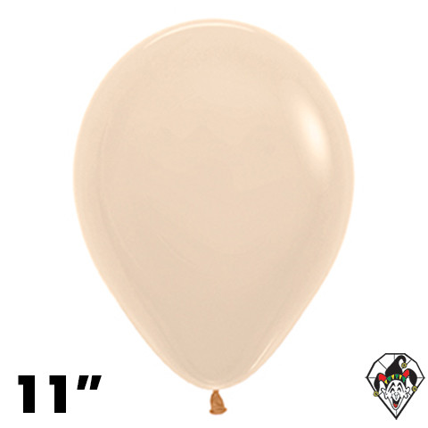 11 Inch Round Pastel Matte Nude Blush Sempertex 100ct