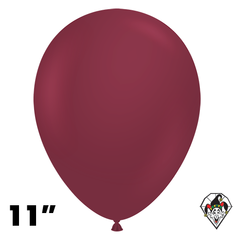 11 Inch Round Deluxe Scarlett Red Balloons Tuftex 100ct