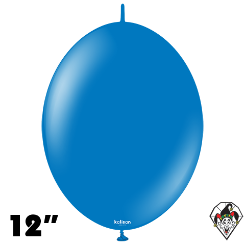 12 Inch K-Link Standard Blue Balloon Kalisan 50ct