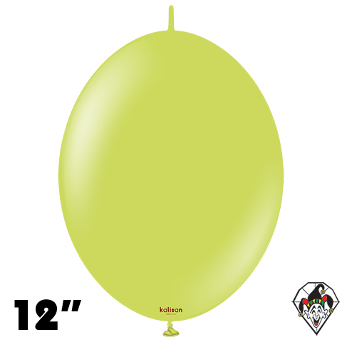 12 Inch K-Link Standard Lime Green Balloon Kalisan 50ct
