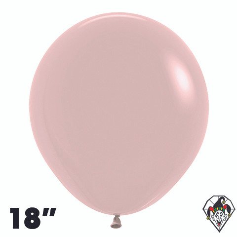 18 Inch Round Deluxe Creamy Blush Sempertex 25ct