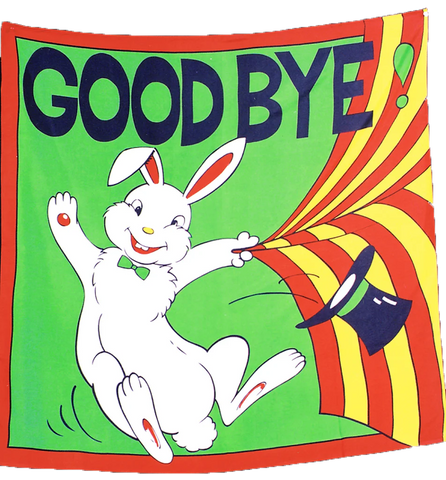 36 inch Goodbye Pattern Silk Made in Japan