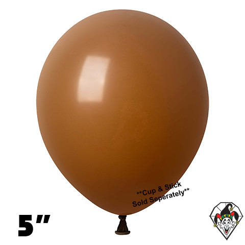5 Inch Round Light Coffee Britetex 100ct