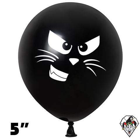 5 Inch Round Black Cat by Juan Gonzalez Britetex 100ct