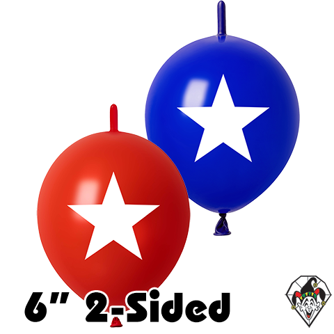 6 Inch Link Star Assortment Britetex 50ct