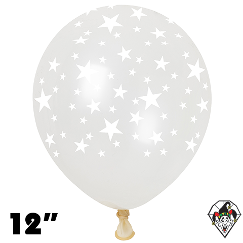 12 Inch Round Stars-A-Round Clear Britetex 50ct