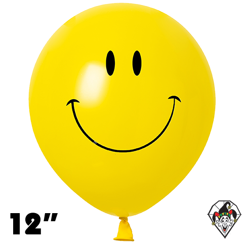 12 Inch Round Smiley Britetex 50ct