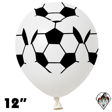12 Inch Round Soccer Ball Britetex 50ct
