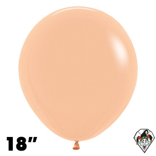 18 Inch Round Deluxe Peach-Blush Sempertex 25ct