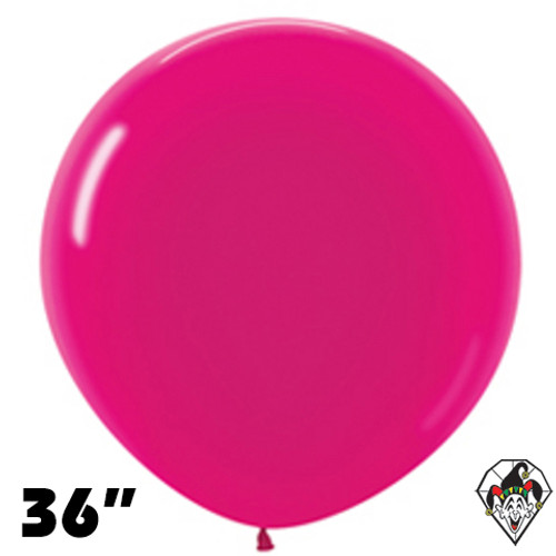 36 Inch Round Crystal Fuchsia Sempertex 10ct