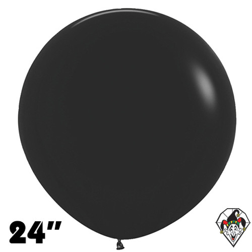 24 Inch Round Deluxe Black Sempertex 10ct