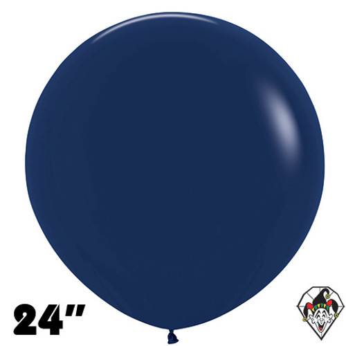 24 Inch Round Fashion Navy Blue Sempertex 10ct