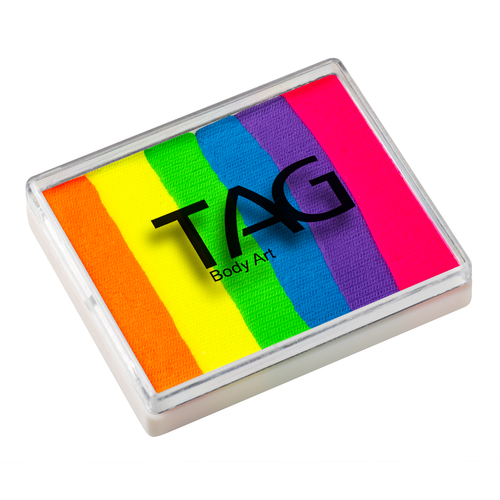 TAG Split Cake Rainbow Neon 50 Gram Face & Body Art Paint