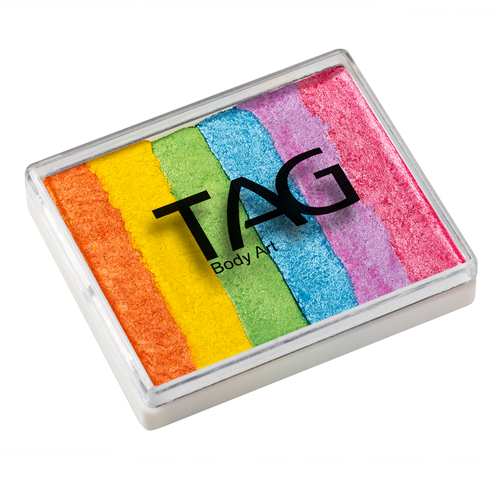 TAG Split Cake Delight Rainbow Pearl 50 Gram Face & Body Art Paint