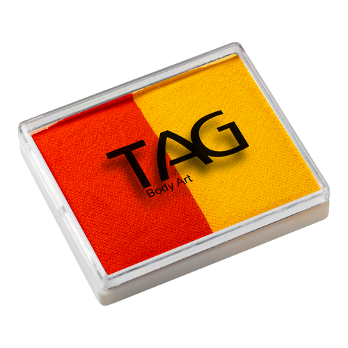 TAG Split Cake Light Orange and Yellow Regular 50 Gram Face & Body Art Paint